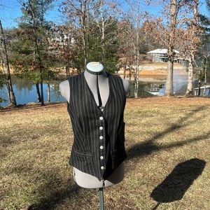 Ralph Lauren Jeans size medium heavy pinstriped vest
